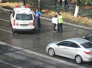 В Усть-Каменогорске иномарка сбила ребенка на пешеходном переходе