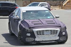 Шпионские снимки Hyundai Genesis 2017 года 