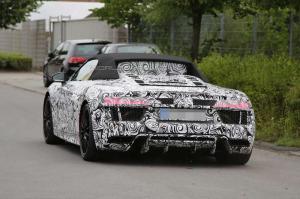 Шпионские снимки Audi R8 Spyder 2017 года 