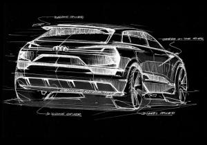 Шпионские снимки Audi Q6 e-tron 2016 года 