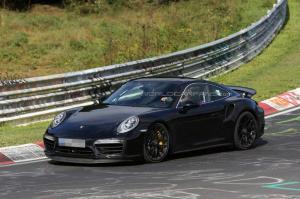 Шпионские снимки Porsche 911 2016 года 