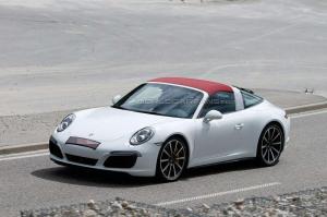 Шпионские снимки Porsche 911 2016 года 