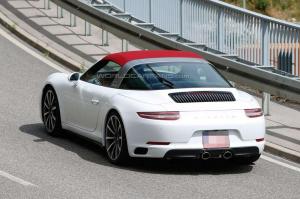 Шпионские снимки Porsche 911 2016 года 