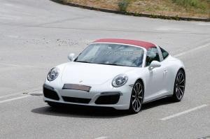 Шпионские снимки Porsche 911 2016 года 