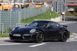 Шпионские снимки Porsche 911 2016 года 