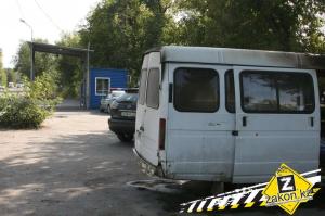 На Илийском тракте в Алматы сгорела Газель