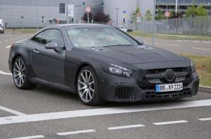 Впервые замечен тестовый прототип Mercedes SL63 AMG