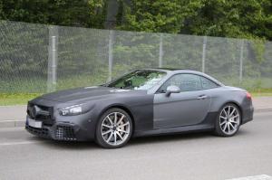 Шпионские снимки Mercedes-Benz SL63 AMG 2016 года 