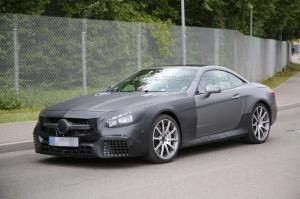 Шпионские снимки Mercedes-Benz SL63 AMG 2016 года 