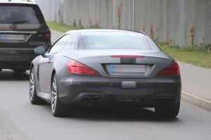 Шпионские снимки Mercedes-Benz SL63 AMG 2016 года 