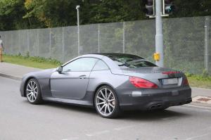 Шпионские снимки Mercedes-Benz SL63 AMG 2016 года 