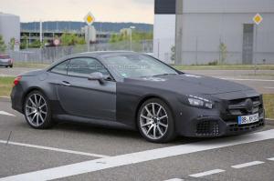 Шпионские снимки Mercedes-Benz SL63 AMG 2016 года 