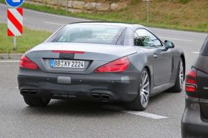 Шпионские снимки Mercedes-Benz SL63 AMG 2016 года 