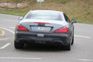 Шпионские снимки Mercedes-Benz SL63 AMG 2016 года 