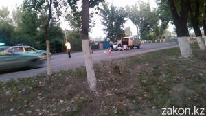 В Алматы в мкр.Кулагер сбили молодую пару, девушка скончалась на месте