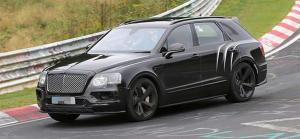 «Заряженная» версия Bentley Bentayga впервые замечена на тестах
