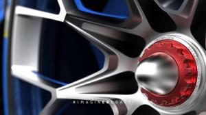 Компания Bugatti продемонстрировала колёсный диск виртуального суперкара