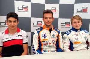 GP3: Гиотто доминировал в дождевой квалификации