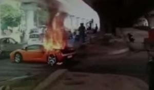 Путь на свалку лежит из автосервиса: только что отремонтированный Lamborghini уничтожил огонь