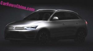 Компания Zotye готовит к премьере новый кроссовер