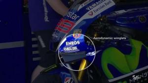 Гонщики Movistar Yamaha оценивают полезность аэродинамических крыльев