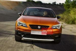 Первые официальный фото Seat Leon Cross Sport 2016 года 