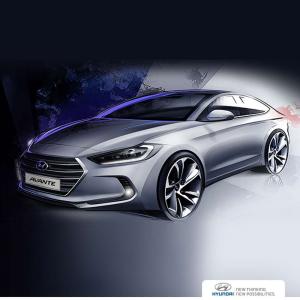 Тизер Hyundai Avante/Elantra 