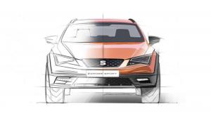 Скетчи нового SUV Seat на базе хэтчбека Leon 