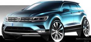 Volkswagen снял гриф секретности с дизайна кроссовера Tiguan нового поколения