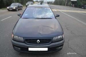 В Бресте водитель Renault сбил на переходе семейную пару 
