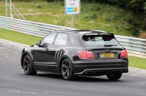 Шпионские снимки Bentley Bentayga Speed 2016 года 