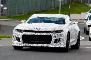 Шпионские снимки Chevrolet Camaro ZL1 2016 года 
