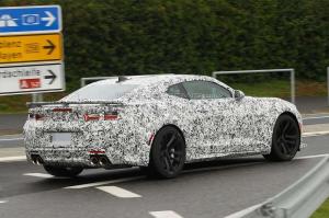 Шпионские снимки Chevrolet Camaro ZL1 2016 года 
