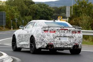 Шпионские снимки Chevrolet Camaro ZL1 2016 года 