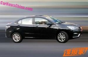 Шпионские снимки Chery Arrizo 5 2016 года 