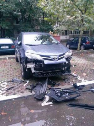 В Румынии голодные бродячие собаки разгрызли Toyota RAV4