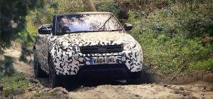 Кабриолет Range Rover Evoque показали на видео