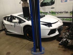 Разбитый Lamborghini Aventador за 125 000$ 