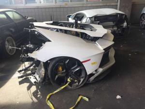 Разбитый Lamborghini Aventador за 125 000$ 