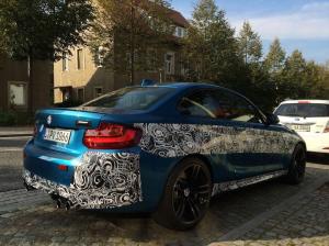 Шпионские снимки BMW M2 Coupe 2016 года 