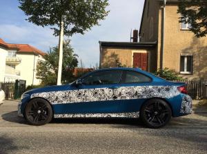Шпионские снимки BMW M2 Coupe 2016 года 
