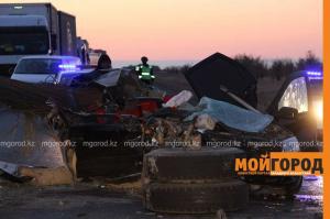 Три человека погибли в ДТП на трассе Уральск-Актобе