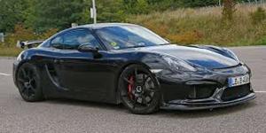 Компания Porsche представила первый официальный тизер спортивного купе Cayman GT4
