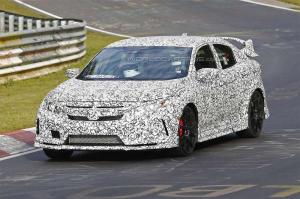 Новый Honda Civic Type R впервые замечен на тестах