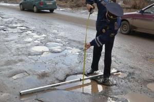 ГИБДД продолжает выявлять нарушения в содержании дорог Кургана