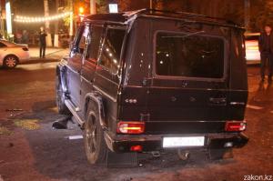 В Алматы произошло очередное ДТП в районе Старой площади 