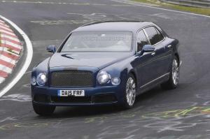 Шпионские снимки Bentley Mulsanne 2016 года 
