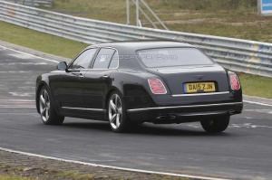 Шпионские снимки Bentley Mulsanne 2016 года 