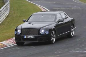 Шпионские снимки Bentley Mulsanne 2016 года 