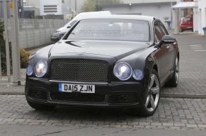 Шпионские снимки Bentley Mulsanne 2016 года 